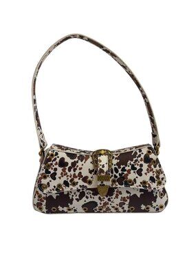 Betsey Johnson - XO ISLA- Cow Heart Print Shoulder Bag/Purse  Gold Accents- NWT